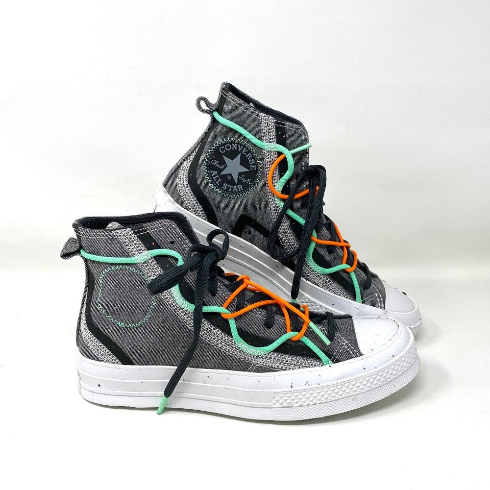 💖MEGA SALE💖Converse Women 170948C RENEW Chuck 70 HI Ash Storm Wind White Gray - Picture 2 of 9